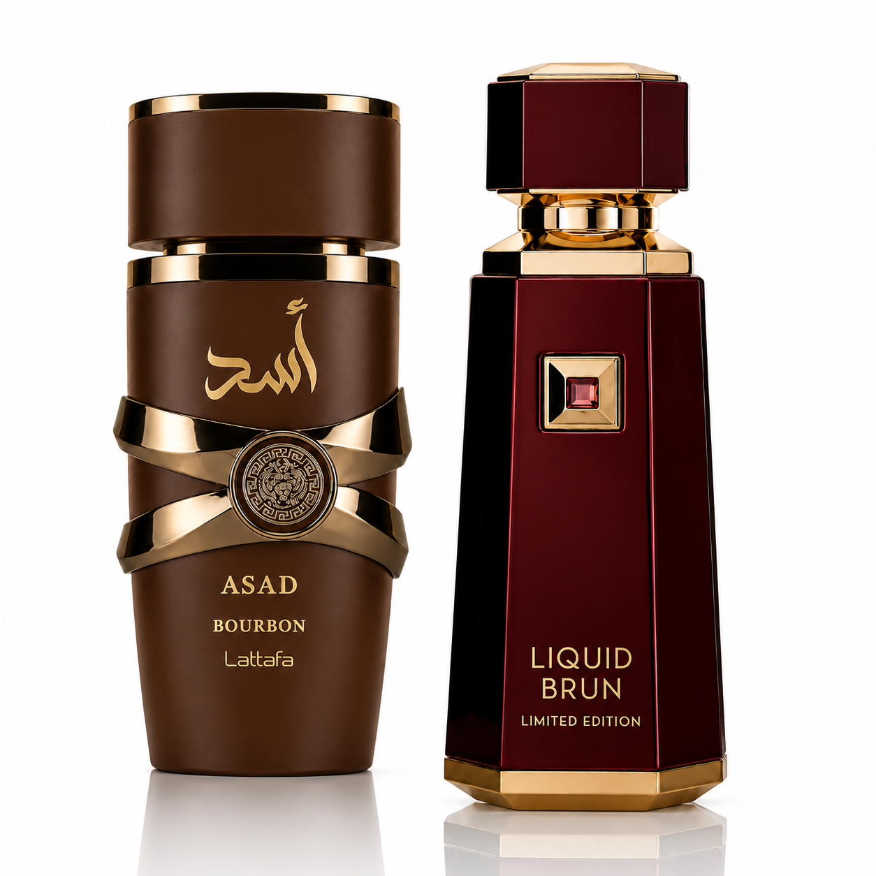 French Avenue Liquid Brun Extrait Limited Edition & Lattafa Asad Bourbon Bundle (THE WINTER AFFAIR)
