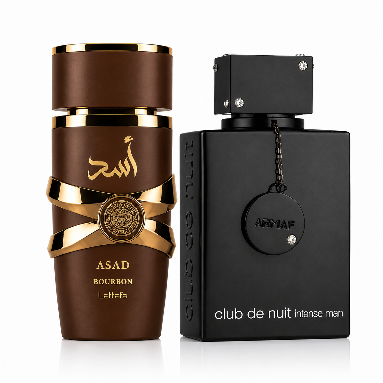 Lattafa Asad Bourbon & Armaf Club de Nuit Intense Man Bundle (AFTER DARK SPECIAL)